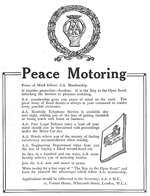 The Automobile Association & Motor Union - The A.A.              
