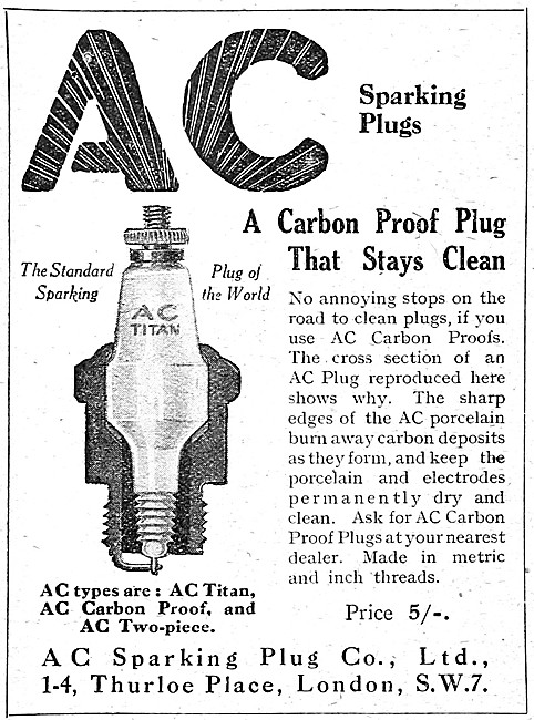 AC Spark Plugs - A.C. Sparking Plugs                             