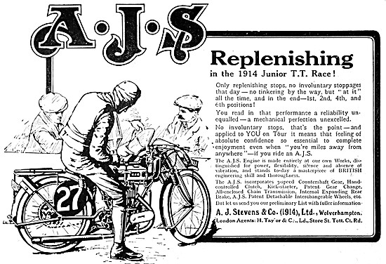 1919 AJS Motor Cycles - A.J.S.                                   