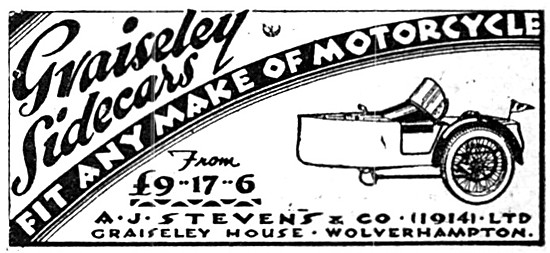AJS Graiseley Sidecars 1931                                      