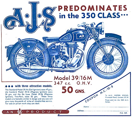 AJS Model 39 / 16M                                               