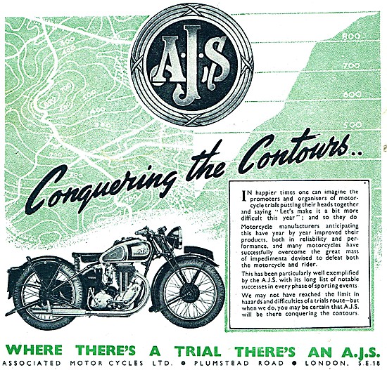 WD AJS DR Motor Cycles 1944                                      