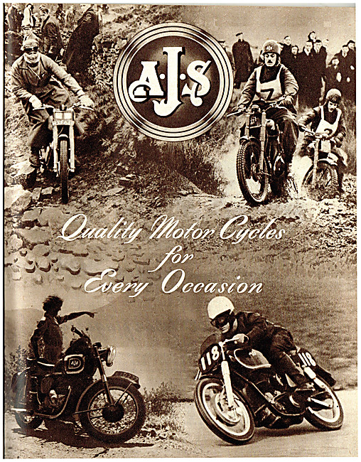 AJS Sports Motor Cycles 1951                                     