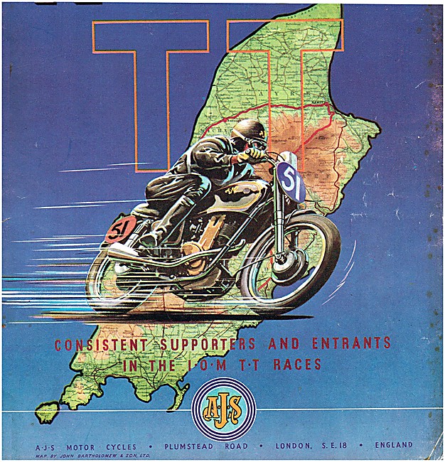 AJS Motor Cycle Race Winning Motor Cycles 1951                   