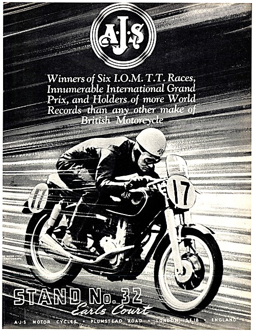 AJS T.T. Motor Cycles 1952                                       