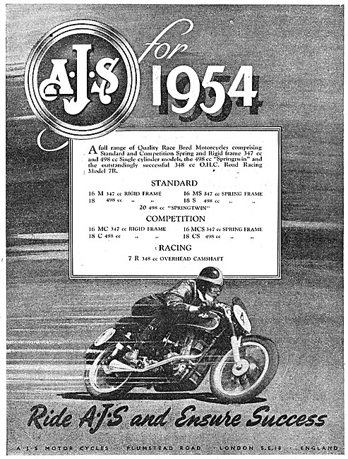 1953 AJS 7R                                                      