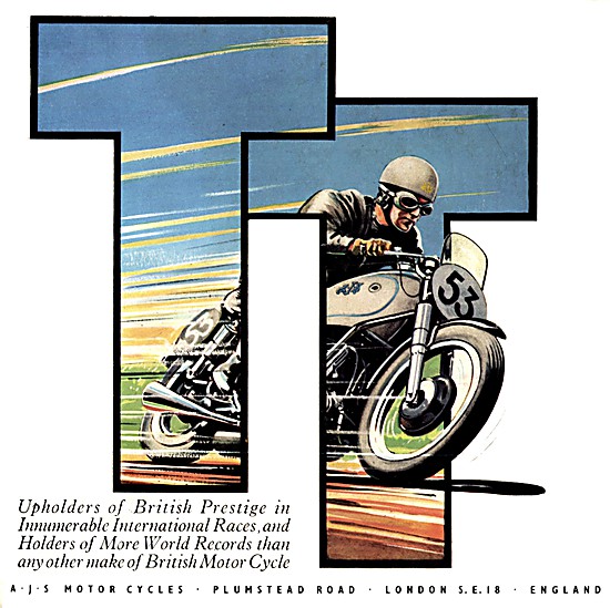 AJS Motor Cycles 1953                                            