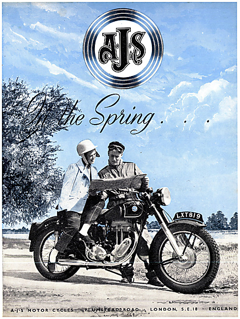 AJS Motor Cycles 1954                                            