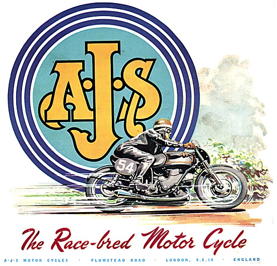 1954 AJS Racing Motor Cycles                                     