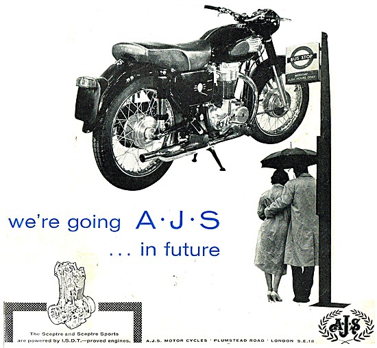 1962 AJS Sceptre 350 cc Single Cylinder Motor Cycle              