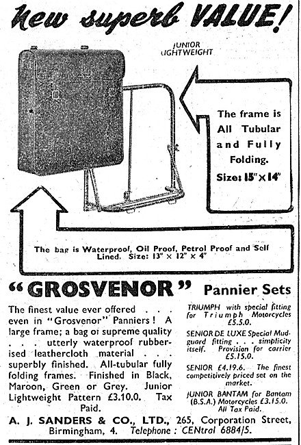 Sanders Grosvenor Pannier Sets                                   