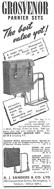 Sanders Grosvenor Panniers & Luggage Racks                       