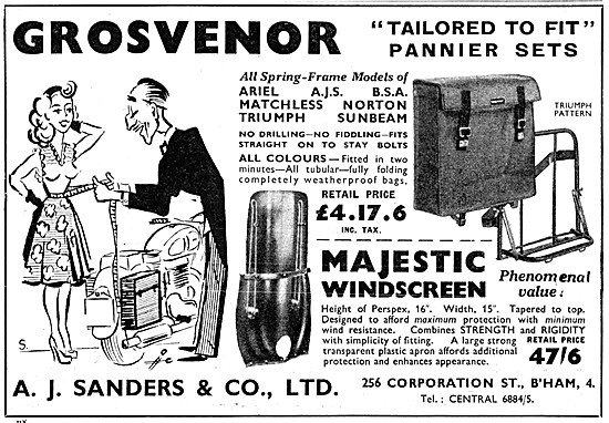 Sanders Grosvenor Silencers - Grosvenor Panniers                 