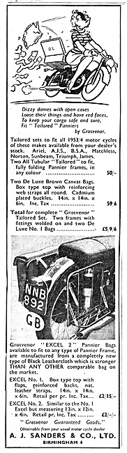 Sanders Grosvenor Silencers - Grosvenor Panniers                 