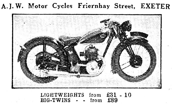 A.J.W.Motor Cycles - AJW                                         