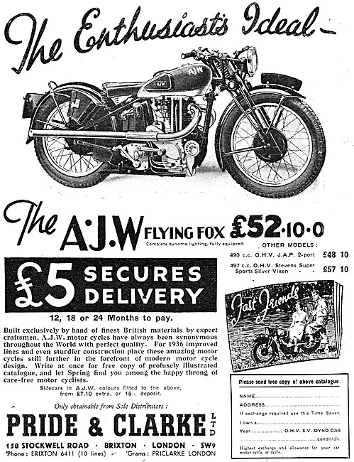 1936 A.J.W. Flying Fox                                           
