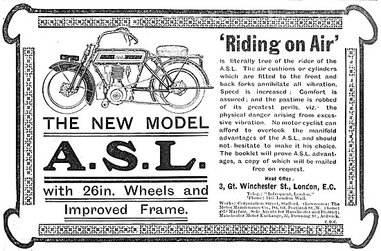 A.S.L.Motorcycles 1912                                           