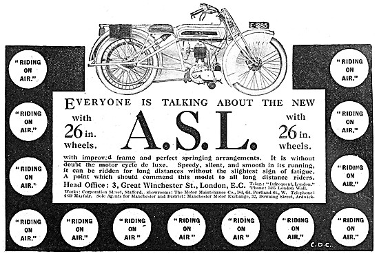 1912 A.S.L. JAP Single Motor Cycle                               