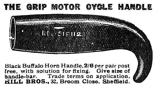 Hill Bros Grip Motor Cycle Handle                                