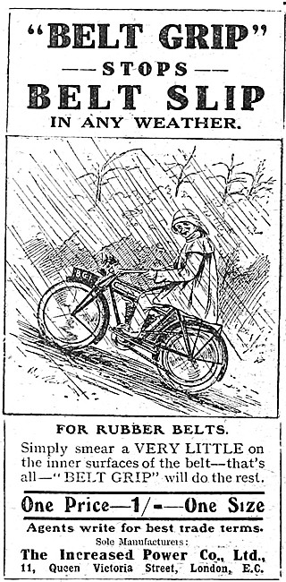 Belt Grip For Rubber Motor Cycle Belts                           