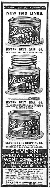 Severn Belt & Tyre Accessories 1912                              