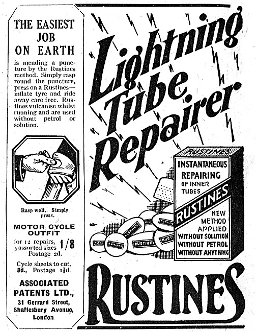 1926 Rustines Lighting Tube Repairer                             