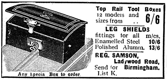 Reg Samson Top Rail Tool Boxes - Samson Tool Box                 