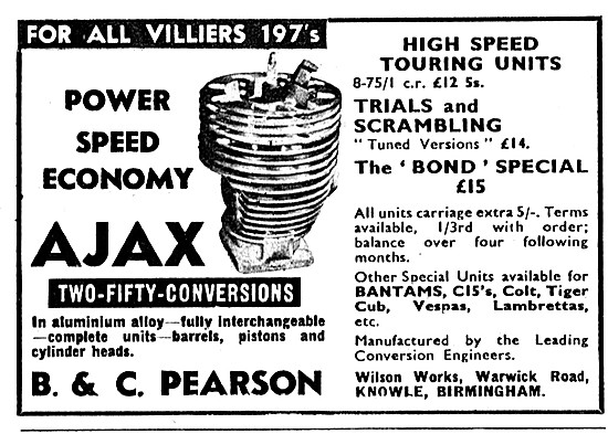 Ajax Villiers Two-Fifty Conversions                              