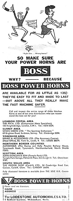 Boss Power Horns - Boss Power Motorcycle Horns                   