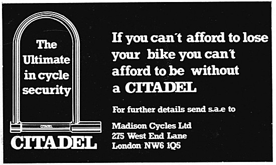 Citadel Motorcycle Anti-Theft Locks                              