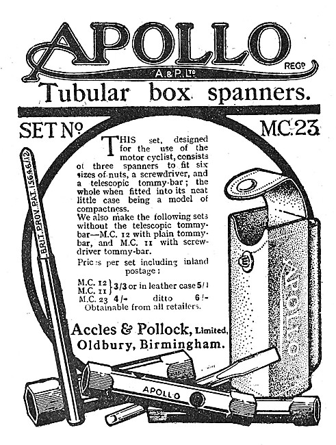 Accles & Pollock Box Spanners                                    