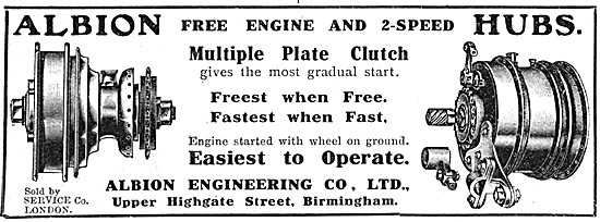 Albion Free Engine & 2-Speed Hubs - Albion Multiple Plate Clutch 