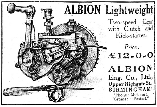 Albion Gearboxes 1921                                            
