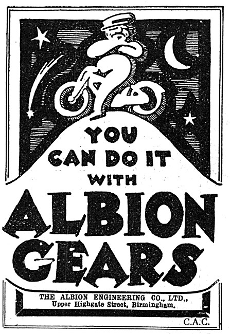 Albion Gears - Albion Motor Cycle Gearboxes 1928                 