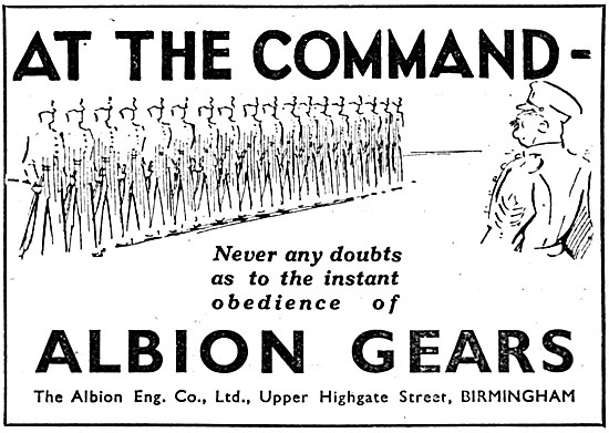Albion Gears - Albion Motor Cycle Gearboxes 1931                 