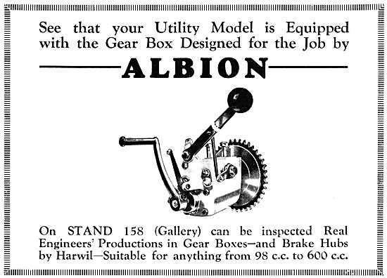 Albion Gears - Albion Motor Cycle Gearboxes                      
