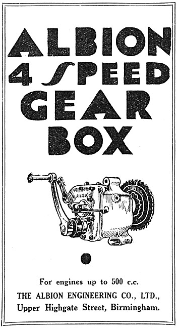 1932 Albion 4 Speed Motor Cycle Gearbox                          