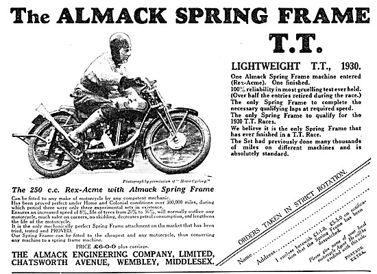 Almack Spring Frames                                             