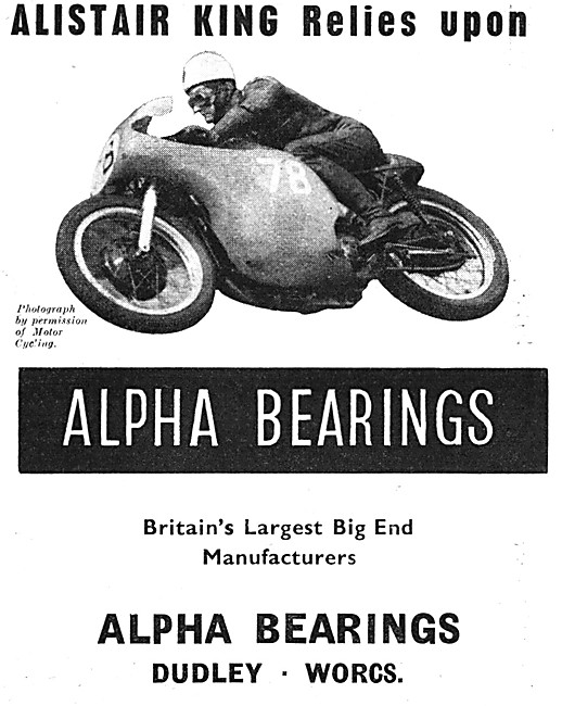 Alpha Motor Cycle Big End Bearings                               