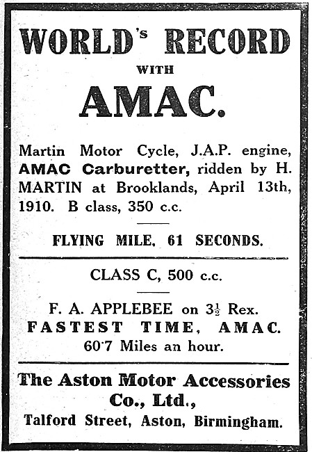 AMAC Carburetters                                                