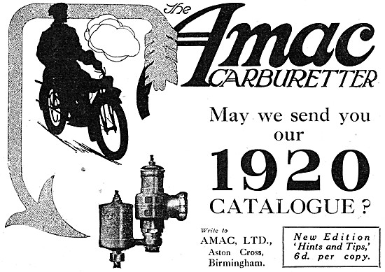 AMAC Motor Cycle Carburetters                                    