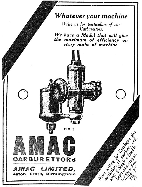 1920s AMAC Carburetters                                          