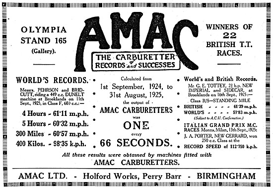 AMAC Carburetters                                                