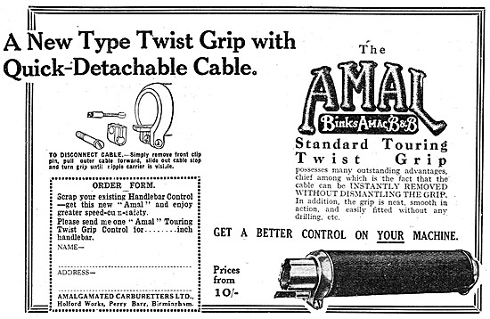 Amal Twist Grip Controls                                         