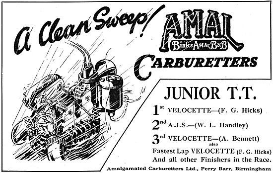 Amal Carburetters - Binks AMAC B & B                             