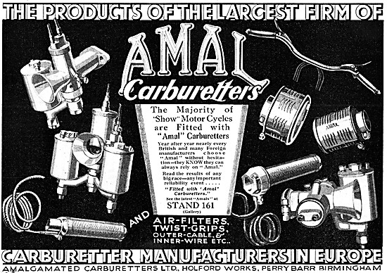 1930 Amal Carburetters & Motor Cycle Accessories                 