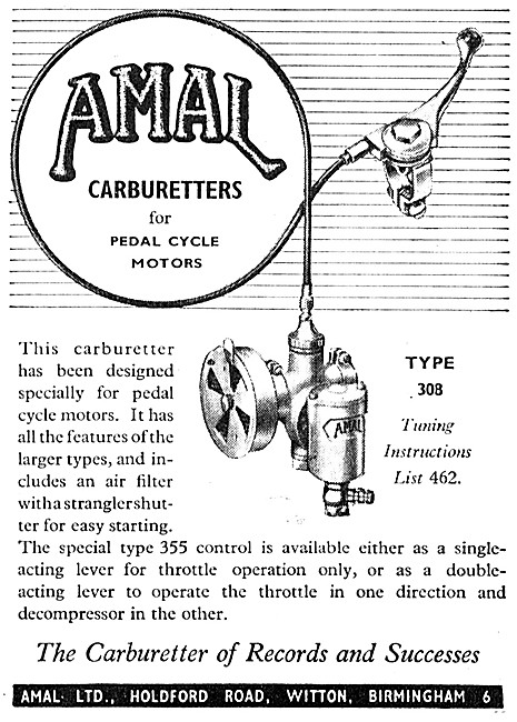 Amal Type 308 Carburetter                                        