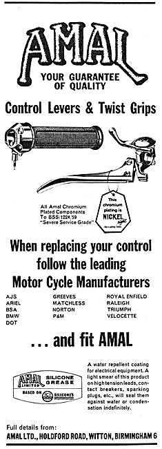 Amal Control Levers & Twist Grips                                