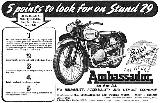 1948 Ambassador 197 Villiers 6E                                  