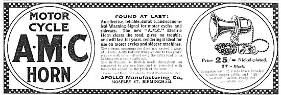 Apollo Electric Warning Horn - Apollo Motor Cycle Horn           